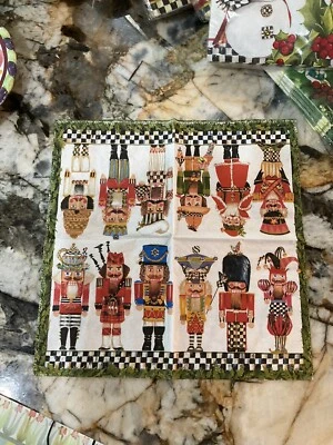 MacKenzie-Childs CASCANUECES Papel de Cóctel 1 Servilleta para Decoupage. Foto 1 de 3