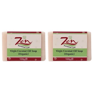 VIRGIN COCONUT OIL SOAP Pack 2 Anti Microbial Antifungal Moisturising - Picture 1 of 6