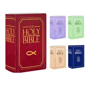 Holy Bible Pillow Book Plush Toy Opens to Reveal Bible Verses Soft Plushies 12'' - Picture 1 of 17