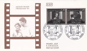 FRANCE 1986 FDC LA CINEMATHEQUE FRANCAISE YT 2441 ET 2442 - Foto 1 di 1