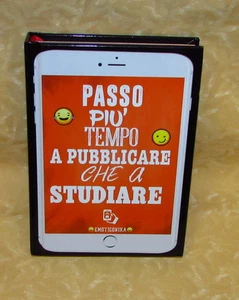 DIARIO SCUOLA EMOTICONIKA PASSO PIU' TEMPO... 5mm  15,8x11x2 cm  cod.18534 - Picture 1 of 1
