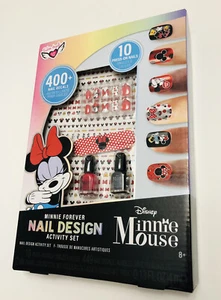 Juego de actividades de diseño de uñas DISNEY Minnie Mouse Forever 400 + uñas 10 Presion On Nai - Imagen 1 de 11