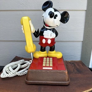 Vintage 1976 The Mickey Mouse Telefon Drucktaste TMIF 8000 - ungetestet - Bild 1 von 16
