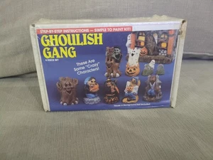 Wee Crafts accents unlimited ghoulish gang Ready To Paint Ghoulish Figurines - Picture 1 of 2