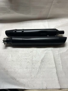 2017-2023 TOURING HARLEY DAVIDSON HD OEM TAKE OFF MUFFLER SET BLACK - Picture 1 of 13