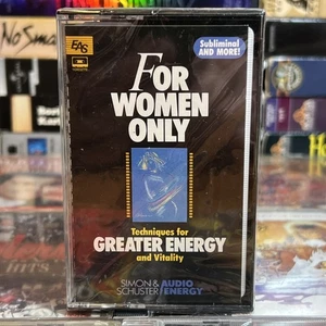 For Women Only Techniques for Energy & Vitality 1989 New Cassette Subliminal - Picture 1 of 7