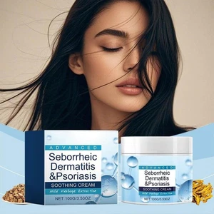 Seborrheic Dermatitis & Psoriasis SOOTHING CREAM,Repair Damaged Hair&Scalp Cream - Picture 1 of 7