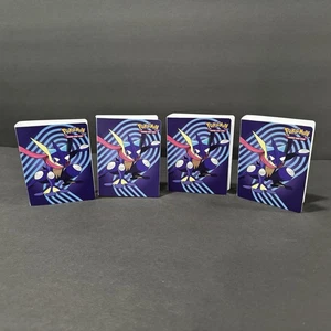 Lote de 4 Mini Carpetas Portafolio Pokemon TCG - Carpetas Greninja y Lapras - Imagen 1 de 4