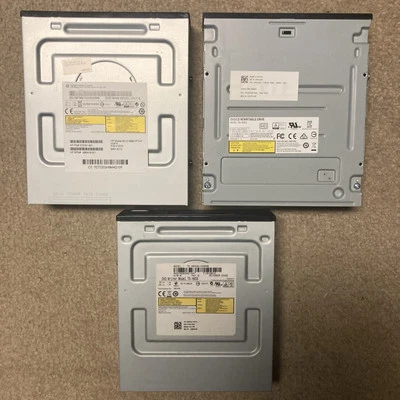 LOT OF 3, DVDRW 5.25 SATA Drive DVD CD RW Drive Burner DH-16AES SH-216BB TS-H653 - Image 1 of 4