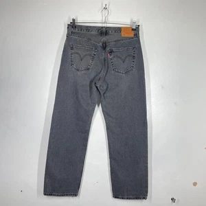Pantalones de mezclilla Levis 501 para hombre *W32 L29 gris recto botón regular premium desgastados - Imagen 1 de 16