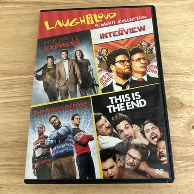 Laugh Out Loud: Pineapple Express / this Is the End / the Interview DVD 4 MOVIES - Image 1 of 4