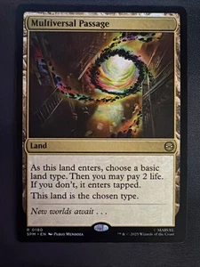 MTG Multiversal Passage SPM 0180 R NM Regular - Imagen 1 de 2
