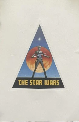 Pegatina Comic-Con Star Wars 1976 preproducción (Original Excelente Estado) Foto 1 de 2