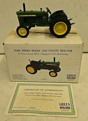 Tractor utilitario John Deere 1010 Stephan 1994 vintage escala 1/16 con caja certificado de autenticidad raro Foto 1 de 4