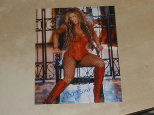 MANDY ROSE SACS IP Autograph Auto 8X10 Photo Photograph RED LINGERIE IN CHAIR - Picture 1 of 1