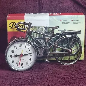 VINTAGE ARABIC NUMERAL BICYCLE CLOCK - Picture 1 of 6