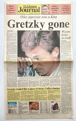 Wayne Gretzky Traded! - Edmonton Journal - Image 1 of 2