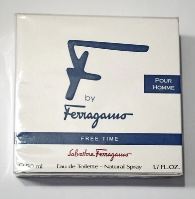 NUEVO Sellado F por Ferragamo Free Time Pour Homme EDT Spray para Hombres 1.7 fl oz 50 ml Foto 1 de 2