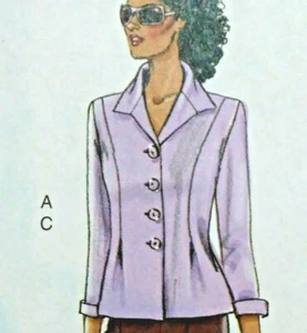 Vogue giacca molto facile gonna pantaloni Petite 14 16 18 20 modello cucito V8262 non tagliato - Foto 1 di 5