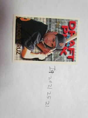 1995 Topps Jacob Cruz Signed Baseball Card  - Image 1 of 2