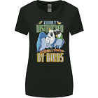 Easily Distracted by Bird Watching Womens Wider Cut T-Shirt