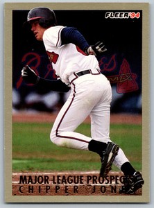 1994 Fleer Major League Prospects Chipper Jones Atlanta Braves #18