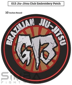G13 Bjj Gi Patches Roberto Godoi Bjj Embroidery Patches Martial Arts Patches - Picture 1 of 4