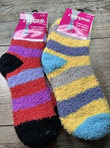 Stocking Stuffer Super Soft Slipper Fuzzy Socks Fun Prints Warm one size NWT - Picture 1 of 4