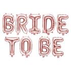 Bride To Be Party Supply Decoration Rose Gold Tableware Bridal Shower Balloons