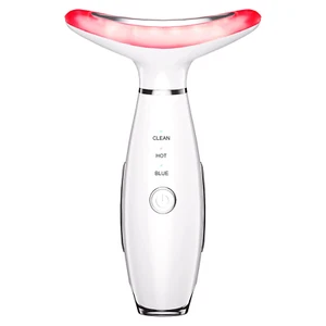 3-in-1 Beauty Massager for Face and Neck, Based on Triple Action LED, Thermal... - Picture 1 of 12