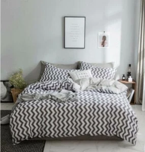 3D Black And White Wavy Stripes KEP3154 Bed Pillowcases Quilt Duvet Cover Kay - Bild 1 von 6