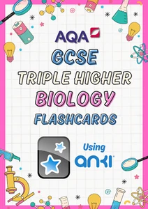 AQA GCSE Triple Science BIOLOGY Higher Tier Anki Flashcards Paper 1 and Paper 2 - Picture 1 of 1