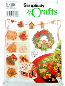 Simplicity Crafts Schnittmuster #9768 Elaine Heigl Weihnachtsdeko 1995 - Bild 1 von 3