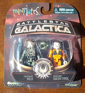 MINIMATES BSG. TRAJE DE SALTO NARANJA LT. HELO & DECK CHIEF GALEN TIROL. 2 piezas. NOC - Imagen 1 de 2