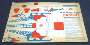 3 planches découpage Mon Hélicoptère Polivé - Picture 1 of 1