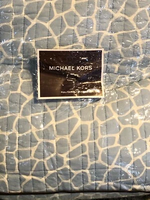 Michael Kors Nairobi Cloud F/ Queen 90" Quilted Coverlet & Std Shams NOS / NIP - Image 1 of 3