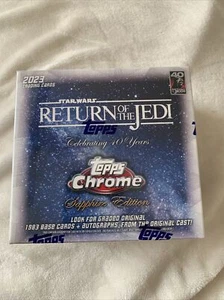 2023 Topps Chrome Star Wars Return of the Jedi Sapphire Edition New! - Picture 1 of 7