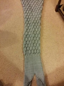 womens body warmer size10/ 12/14 mermaid,knitted,nice blue colour,snuggleup - Picture 1 of 3
