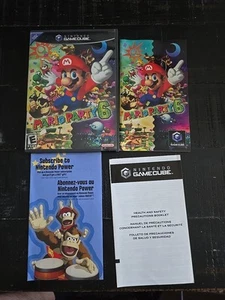 Mario Party 6 (Nintendo GameCube)Manual, Case And Inserts Only -NO GAME INCLUDED - Picture 1 of 7