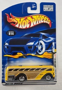 Vintage Hot Wheels 2001 SURFIN SCHOOL BUS Yellow First Editions #014 MATTEL - Picture 1 of 6