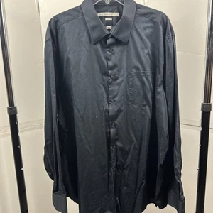 perry ellis class fit hemd xxl 18 36/37 schwarz - Bild 1 von 3