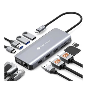 USB C Docking Station Triple Monitor, NOVOO RM11 - Upgraded  - Picture 1 of 5