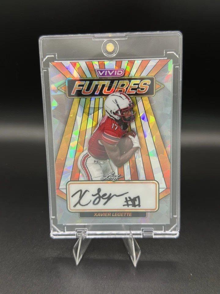 2024 Leaf Vivid #VF-XL1 Xavier Legette Futures Auto /9 - Image 1 of 2