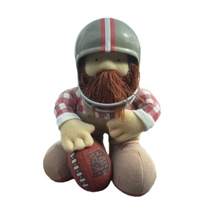 Vintage San Francisco 49ers 1983 NFL Huddles 7 Zoll Plüsch SF Maskottchen Puppe Tudor Games - Bild 1 von 11