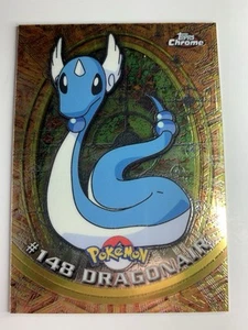 2000 Topps Chrome Pokemon Series 2 #148 Dragonair FREE COMBINED SHIPPING - Picture 1 of 3