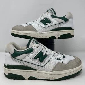 Scarpe casual uomo New Balance 550 taglia 8 bianco verde sneakers BB550WT1 - Foto 1 di 8
