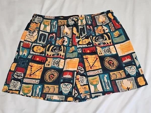 Pantalones Cortos de Natación Indiana Jones ''Tiki'' RSVLTS RAROS 💥TRILOGÍA 1ª 3 Películas Talla XL 34×7 - Imagen 1 de 9