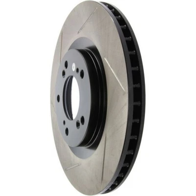 StopTech For Honda S2000 2000-2009 Brake Rotor Slotted Front Passenger Side - Image 1 of 4