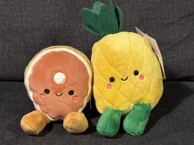 NEW Hallmark Better Together Ham And Pineapple, Magnetic Plush, NWT - Image 1 of 4