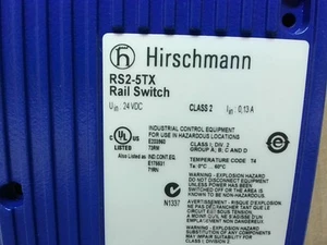 Hirschmann RS2-5TX 24VDC 5 Port Ethernet Switch 100Mbit/s DIN Rail (5)xRJ45 - Picture 1 of 1